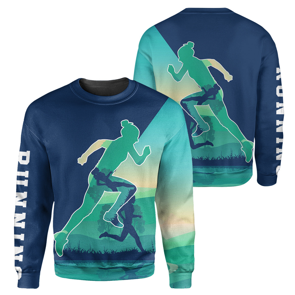 Gearhumans Running - 3D All Over Printed Shirt - Image 2