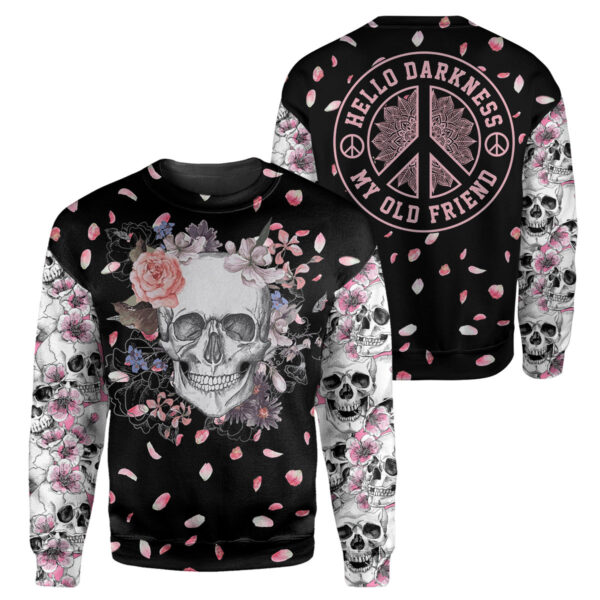 Alternative view of Gearhumans Hello Darkness - 3D All Over Printed Shirt