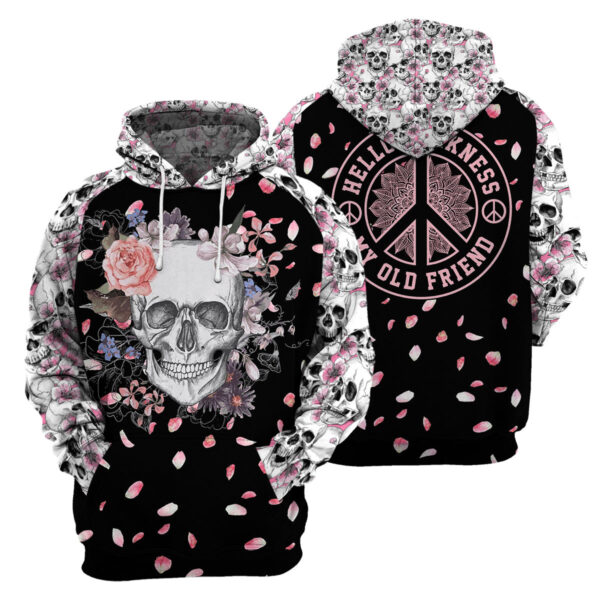 Gearhumans Hello Darkness - 3D All Over Printed Shirt