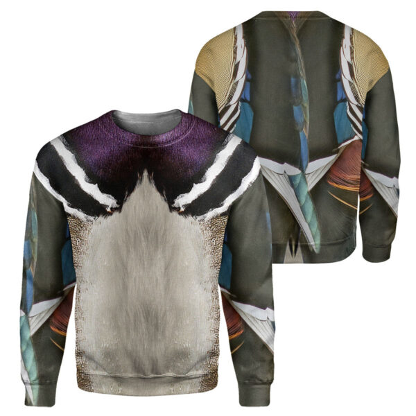 Alternative view of Gearhumans Wood Duck - 3D All Over Printed Shirt