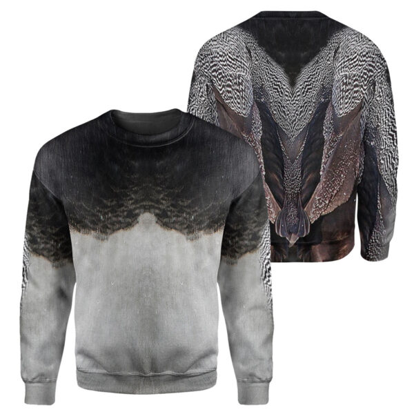 Alternative view of Gearhumans Greater Scaup - 3D All Over Printed Shirt