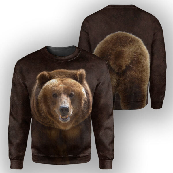Alternative view of Gearhumans Grizzly Bear - 3D All Over Printed Shirt