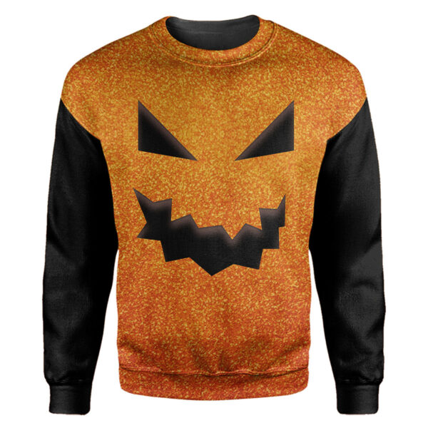 Alternative view of Gearhumans Pumpkin Halloween - 3D All Over Printed Shirt