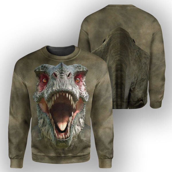 Alternative view of Gearhumans T-Rex - 3D All Over Printed Shirt