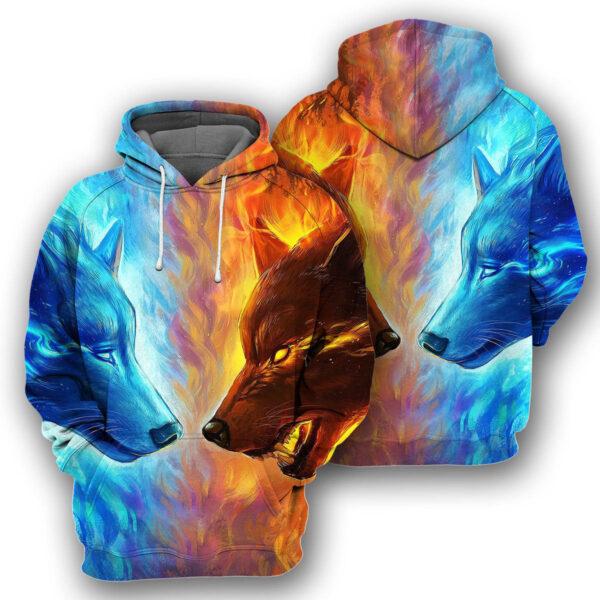 Gearhumans Wolf - 3D All Over Printed Shirt