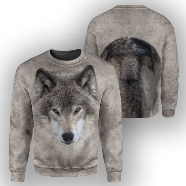 Alternative view of Gearhumans Wolf - 3D All Over Printed Shirt
