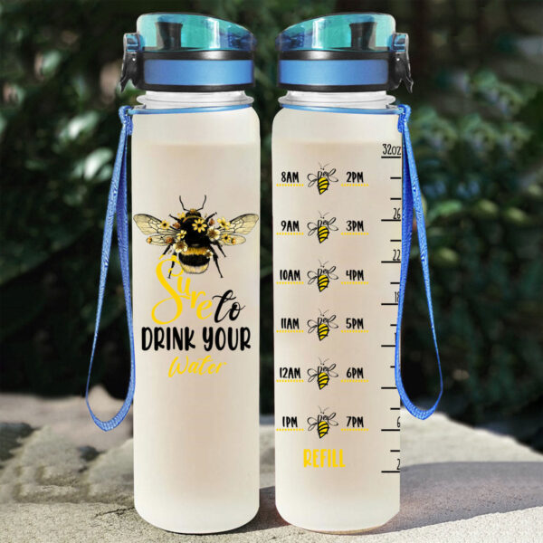 Alternative view of Gearhumans Sure To Drink Your Water- Bee Water Tracker Bottle