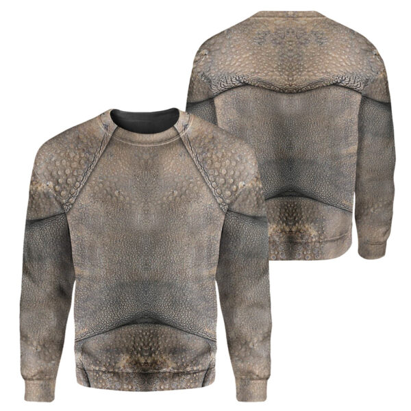 Alternative view of Gearhumans Rhinoceros - 3D All Over Printed Shirt