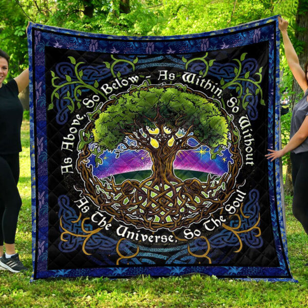 Alternative view of Gearhumans Tree Of Life Quilt