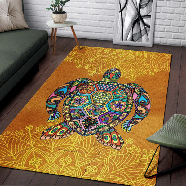 Alternative view of Gearhumans TURTLE MANDALA RUG