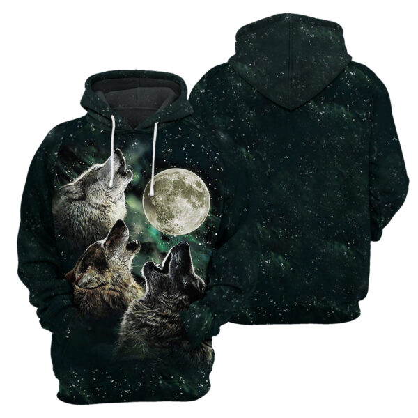 Gearhumans Wolf - 3D All Over Printed Shirt