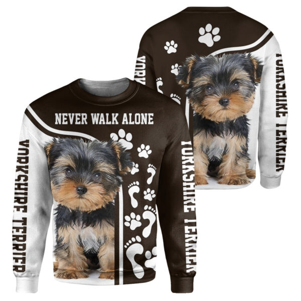 Alternative view of Gearhumans Yorkshire Terrier - 3D All Over Printed Shirt