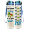 Gearhumans Turtle - Water Tracker Bottle