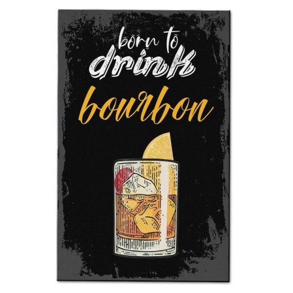 GearHuman 3D Born To Drink Bourbon Custom Carpet GR28126 Square Carpet Carpet S 