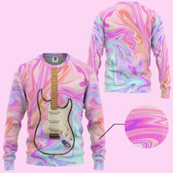 GearHuman 3D Electric guitar Custom Hoodies GR12012 3D Apparel 
