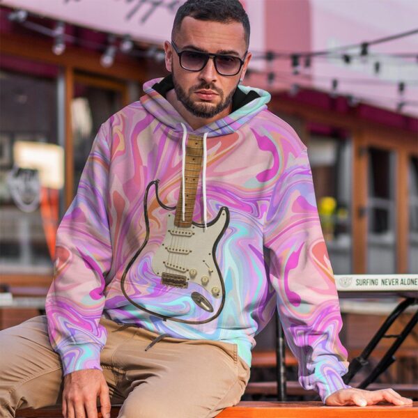 GearHuman 3D Electric guitar Custom Hoodies GR12012 3D Apparel 