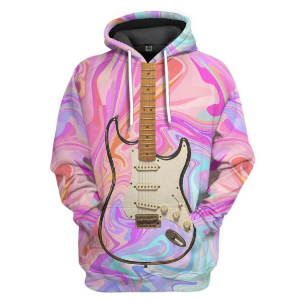 GearHuman 3D Electric guitar Custom Hoodies GR12012 3D Apparel Hoodie S 