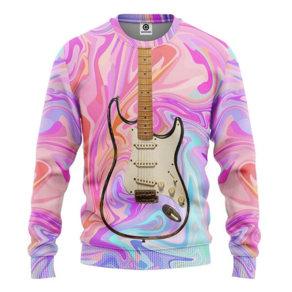 GearHuman 3D Electric guitar Custom Hoodies GR12012 3D Apparel Long Sleeve S 