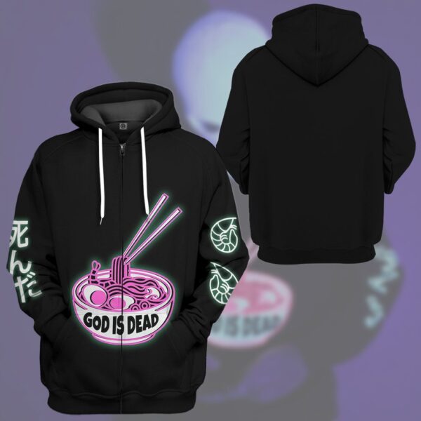 GearHuman 3D God is Dead Glow In The Dark Jumper Custom Shirt GR08123 3D Apparel 