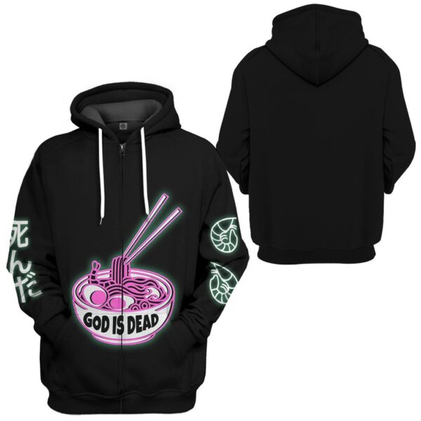 GearHuman 3D God is Dead Glow In The Dark Jumper Custom Shirt GR08123 3D Apparel 