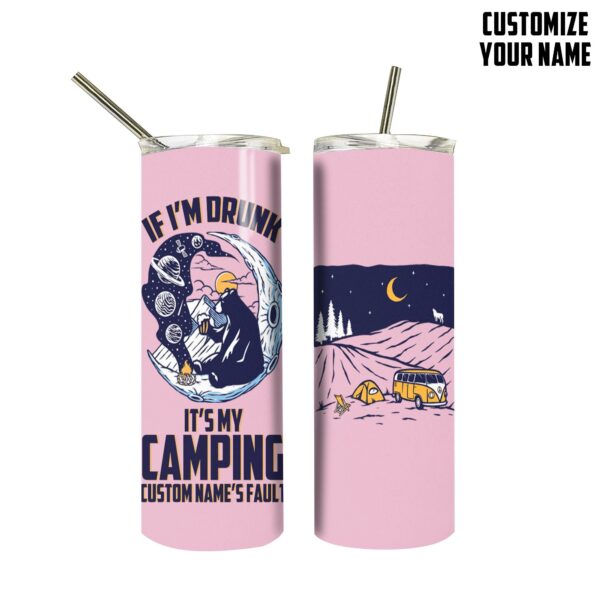 GearHuman 3D If I'm Drunk Custom Name Tumbler GR281210 Tumbler Long 20oz 