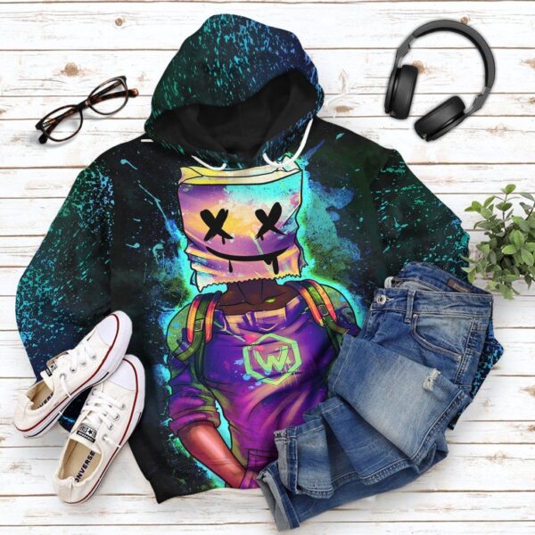 GearHuman 3D Marshmello EDM Custom Shirt GR120119 3D Apparel 