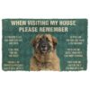 GearHuman 3D Please Remember Leonberger Dogs House Rules Doormat GV250147 Doormat Doormat S(15,8''x23,6'')