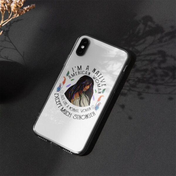 GearHuman I'm A Native American Woman Custom PhoneCase GR04017 Glass Phone Case 