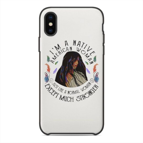 GearHuman I'm A Native American Woman Custom PhoneCase GR04017 Glass Phone Case Iphone X 