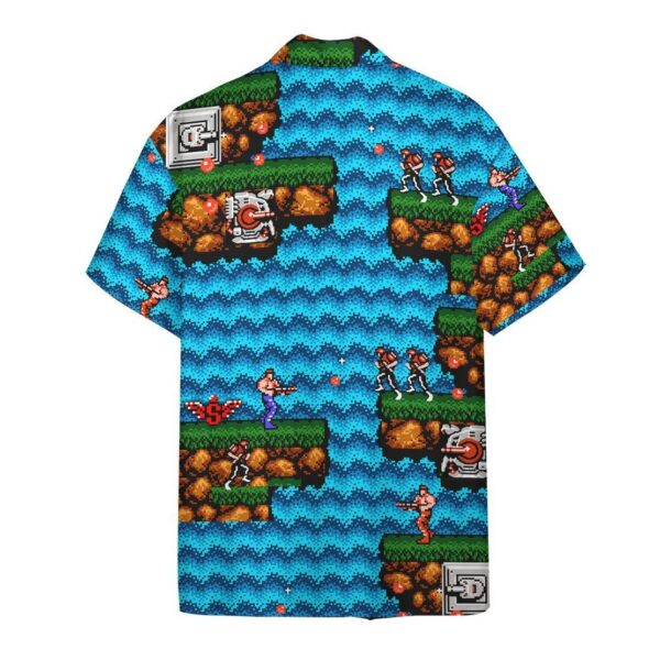 Gearhumans GEARHUMAN 3D Contra Hawaii Shirt ZZ2704212 Hawai Shirt 