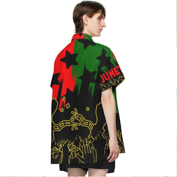 Gearhumans GEARHUMAN 3D Juneteenth Hawaii Shirt ZZ2704213 Hawai Shirt 