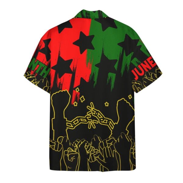 Gearhumans GEARHUMAN 3D Juneteenth Hawaii Shirt ZZ2704213 Hawai Shirt 