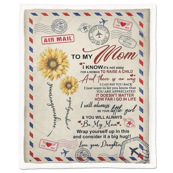 Gearhumans Gearhuman To My Mom Blanket GH260328 Blanket Blanket M(51''x59'')