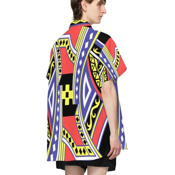 Gearhumans Gearhumsn 3D King of Diamonds Cesar Hawaii Shirt ZC22042127 Hawai Shirt 