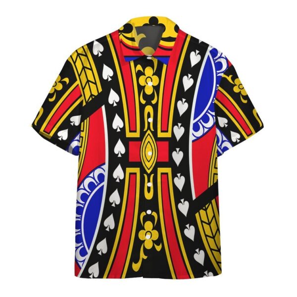 Gearhumans Gearhumsn 3D King of Spades David Hawaii Shirt ZC22042126 Hawai Shirt Short Sleeve Shirt S 