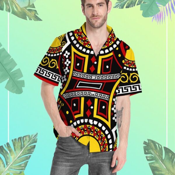 Gearhumans Gearhumsn 3D Queen of Diamonds Rachel Hawaii Shirt ZC22042125 Hawai Shirt 