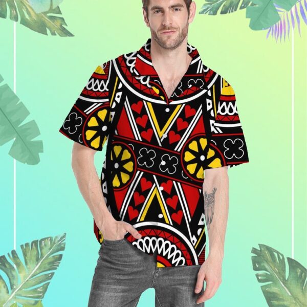 Gearhumans Gearhumsn 3D Queen of Hearts Judith Hawaii Shirt ZC22042122 Hawai Shirt 