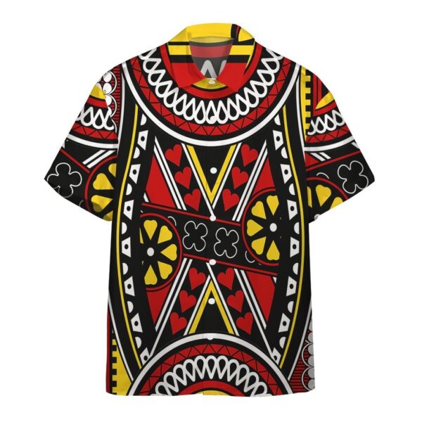 Gearhumans Gearhumsn 3D Queen of Hearts Judith Hawaii Shirt ZC22042122 Hawai Shirt Short Sleeve Shirt S 
