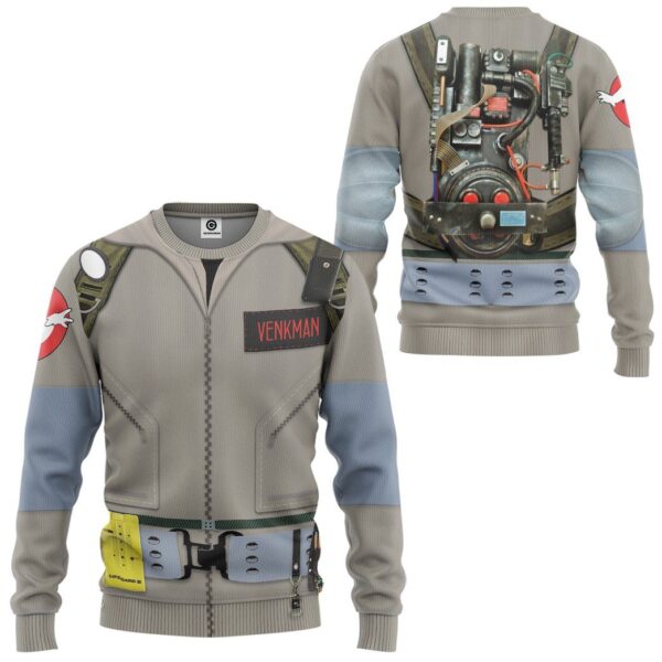Gearhumans Ghostbusters 1984 Venkman Cosplay Custom Tshirt Hoodie Apparel GV190111 3D Apparel 