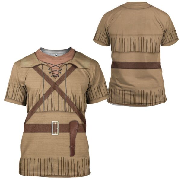 Gearhumans Hoodie Custom Daniel Boone Apparel HD-TA2091902 3D Apparel 