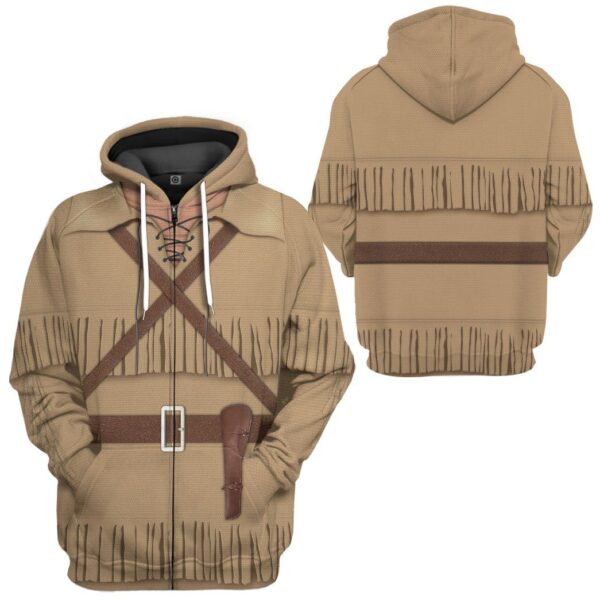 Gearhumans Hoodie Custom Daniel Boone Apparel HD-TA2091902 3D Apparel 