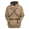 Gearhumans Hoodie Custom Daniel Boone Apparel HD-TA2091902 3D Apparel Hoodie S