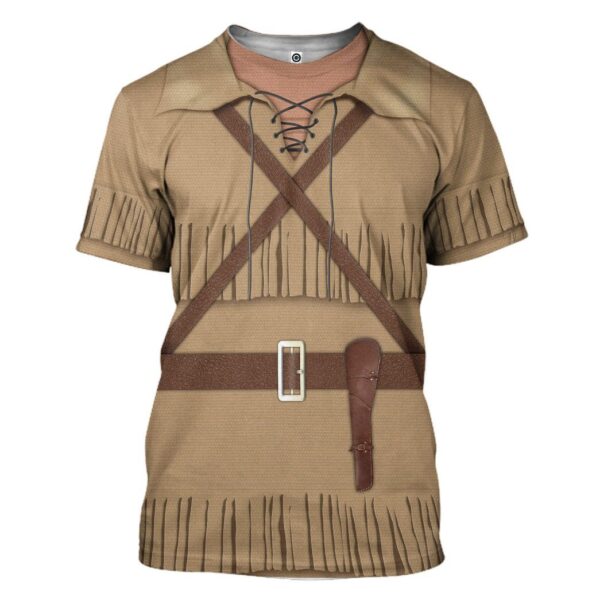 Gearhumans Hoodie Custom Daniel Boone Apparel HD-TA2091902 3D Apparel T-Shirt S 