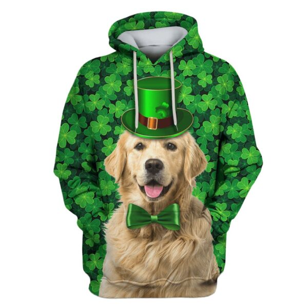 Golden Retriever Custom Hoodies Apparel HD-PET110425 3D Custom Fleece Hoodies Hoodie S 