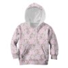 Graceful Unicorns And Flowers Custom Hoodies T-shirt Apparel HD-PET110354K kid 3D apparel Kid Hoodie S/6-8 