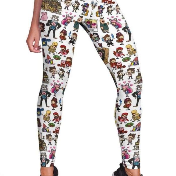 Gravity Falls Full-print Leggings HD-MV111406-LEG Leggings Leggings S 