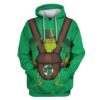 Grinch Custom T-shirt - Hoodies Apparel HD-GH110658 3D Custom Fleece Hoodies Hoodie S 