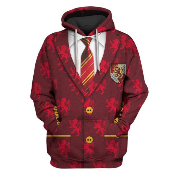 GryffindorCostume Custom T-shirt - Hoodies Apparel HD-MV111338 3D Custom Fleece Hoodies Hoodie S 