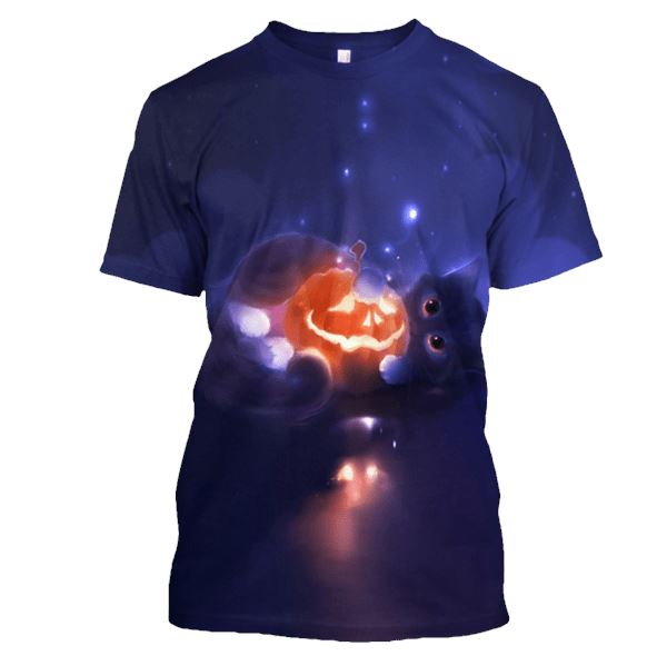 Halloween Hoodies T-Shirt Apparel NM060200 3D Custom Fleece Hoodies T-Shirt S 