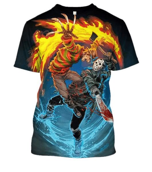 Halloween Hoodies T-Shirt Apparel NM060204 3D Custom Fleece Hoodies T-Shirt S 